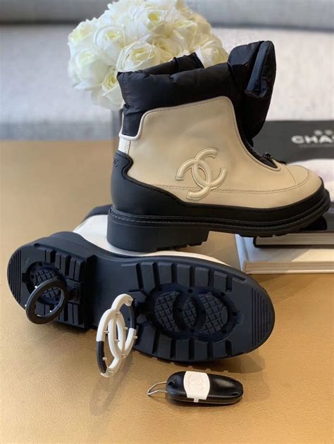 chanel winter boots women|Chanel ankle boots for women.